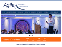 Tablet Screenshot of agileconference.org